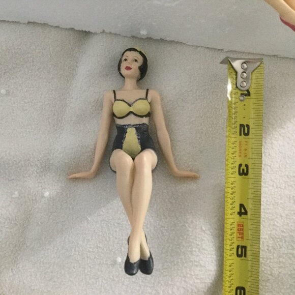 6 Flapper Bathing Suit Lingerie Figurines Shelf Sitters WMG 2007 - Picture 15 of 15